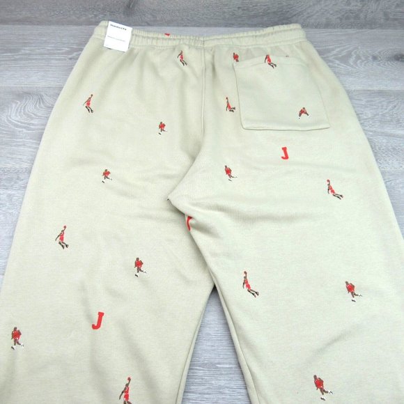 Jordan Essentials French Terry Pants Mens Size XL Rattan Beige NEW - Picture 5 of 13